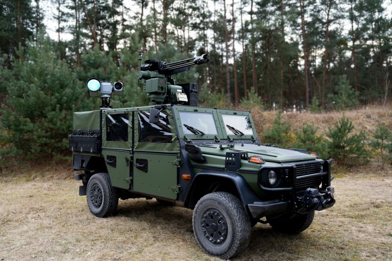 У Німеччині створили нову версію системи ППО Kinetic Defence Vehicle
