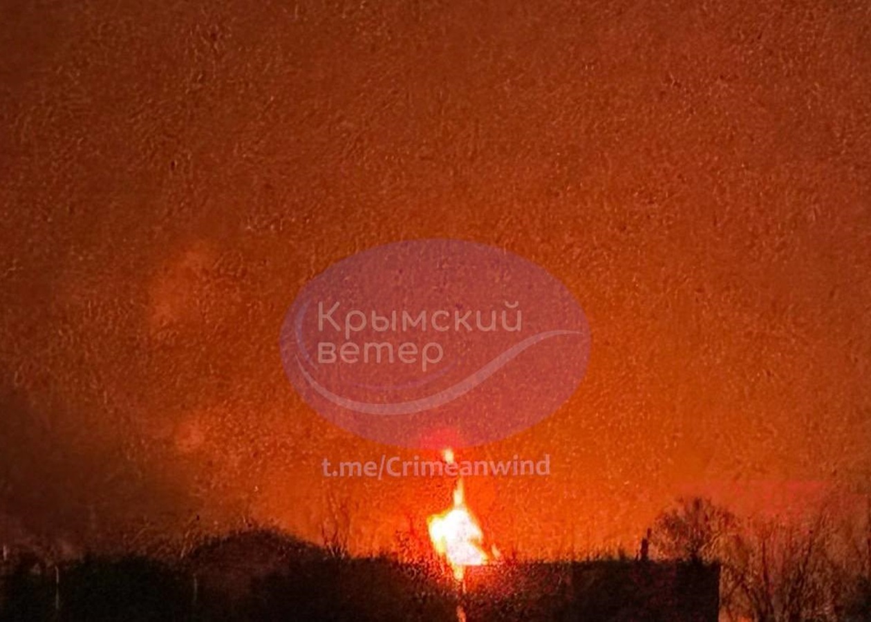 У Криму сталася пожежа на нафтобазі – соцмережі